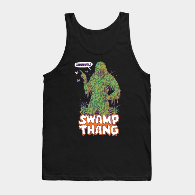 Swamp Thang Tank Top by Hillary White Rabbit